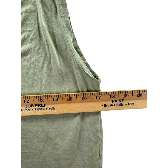PerfectWhiteTee Margot Tank Womens Size XS Pale Green Deep V-Neck Sleeveless - Picture 4 of 7